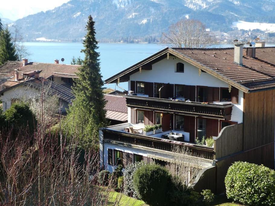 Wohnung Direkt Am Tegernsee Mit Xl-Terrasse Gmund am Tegernsee Bagian luar foto